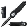 9" Skull Tactical Recon Automatic Serrated OTF Combat Knife -Knife Shop 10 929SK20 20Copy
