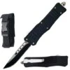 8.25" Black Tracker OTF Dual Action Automatic Pocket Knife 2 8.25" Black Tracker OTF Dual Action Automatic Pocket Knife -Knife Shop 112MBKCP20 20Copy