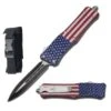 8.25" American Flag Tracker OTF Dual Action Automatic Knife -Knife Shop 112MUSDP20 20Copy