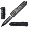 8" Stonewash Grim Reaper Automatic OTF Knife -Knife Shop 118SW