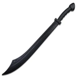 34 Inch Training Black Chinese Broadsword - PP Material