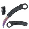 Rainbow Finish Blade Tactical Auto Karambit Dual Action OTF Knife -Knife Shop 178RB