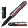 9" American Flag OTF Dual Action Automatic Knife -Knife Shop 194RSTCS