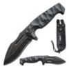 9 Inch Tactical Fixed Blade Full Tang Military Knife With Molle Sheath -Knife Shop 20 681BK