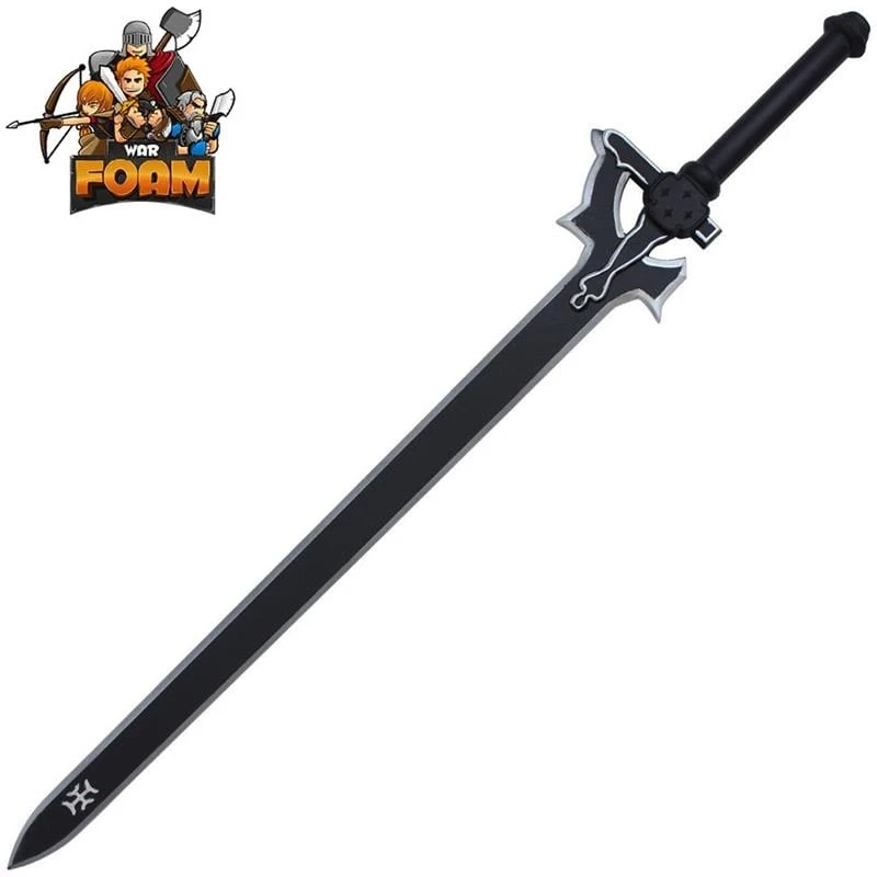 SAO Kiritos Elucidator Anime Foam Sword LARP Cosplay 3 SAO Kiritos Elucidator Anime Foam Sword LARP Cosplay