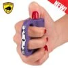 I Do Two LED Knuckle Stun Gun Purple Self Defense Weapon Dual Sparks -Knife Shop 4K2GDID2PR1