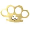 Shamrock Clover 100% Pure Brass Knuckle Novelty Paper Weight -Knife Shop 6A1 BN2857