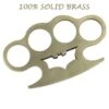 Dark Knight Pure Solid Brass Knuckle Paper Weight Accessory -Knife Shop 6B1 BN2839