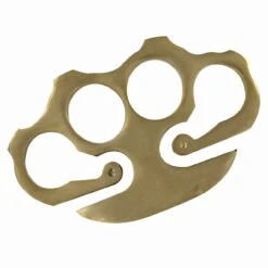 100% Solid Brass Knuckle Key Ring Belt Clip