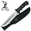 Elk Ridge 12.5 Inch Full Tang Hunting Knife With Nylon Sheath -Knife Shop ER082
