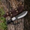 10.17" Hand Forged Steel Custom Handmade Tactical Hunting Skinning Knife -Knife Shop FB 11