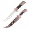 Bronze Bear Collectors Dagger Fixed Blade Hunting Knife With Scabbard -Knife Shop FL15208B