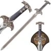 Fantasy Movie Replica Sword Stainless Steel Blade With Wooden Display Plaque -Knife Shop FL21967