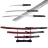3pc Red Dragon Japanese Katana Samurai Sword Set Carbon Steel Blade Bushido Stand -Knife Shop FL22928 3 1