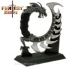 Skull Dragon Multi Blade Dagger With Display Stand -Knife Shop FM571