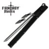 28" Ninja Sword With 6" Kunai Throwing Knives Set - Two Tone Blade