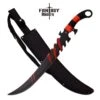 Fantasy Master 25 Inch Short Sword Black Blade With Red Stripes -Knife Shop FM675R