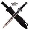 Fantasy Master 27 Inch Short Sword With Black Skull Handle -Knife Shop FM681BK