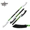 Fantasy Master 27.75 Inch Overall 2 In 1 Short Sword Green Handle 1 Fantasy Master 27.75 Inch Overall 2 In 1 Short Sword Green Handle -Knife Shop FMT053GN