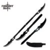 Fantasy Master 27.75 Inch Overall 2 In 1 Short Sword Black Fiber Handle -Knife Shop FMT054BK