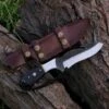 9.5" Hand Forged Steel Custom Handmade Tactical Hunting Gut Hook Knife