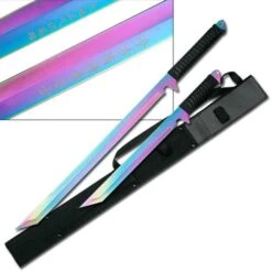 Rainbow Twin Ninja Sword Set