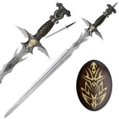 33.5" Double Dragon Evolution Sword With Mini Knife