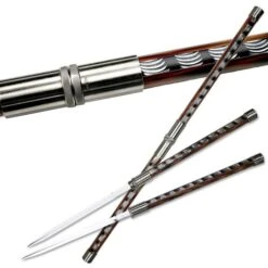 Twin Daggers Baton Ninja Sword