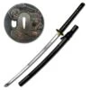 Hand Sharpened Carbon Steel Katana Sword With Black Finish Scabbard -Knife Shop LU010.2