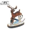 Home Decor Resin Deer Display With Stand