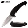 8 Inch Manual Pocket Knife Black Aluminum Handle