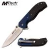 Pocket Knife Manual Folding 4.75 Inch Black Blue Handle -Knife Shop MT 1066BL