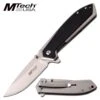 Pocket Knife Frame Lock System 4.75 Inch Black Silver Handle -Knife Shop MT 1068SW