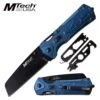 Manual Folding Pocket Knife Hidden Multi Tools In Blue Handle -Knife Shop MT 1104BL