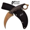 Mtech USa Xtreme Fixed Blade Karambit Knife Green Titanium -Knife Shop MX8140BN