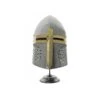 Decorative Knights Templar Sugar Loaf Helmet With Stand 1 Decorative Knights Templar Sugar Loaf Helmet With Stand -Knife Shop PK501 KNIGHTS TEMPLAR SUGARLOAF HELMET 1