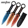 The Punisher Throwing Knives 3 Piece Set With Nylon Sheath -Knife Shop PP 123 3