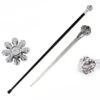 Silver Crown Knob Walking Cane Sword 1 Silver Crown Knob Walking Cane Sword -Knife Shop SH SI17431 1