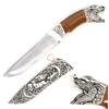 Dragon Head Dagger Fixed Blade Hunting Knife With Scabbard -Knife Shop SI18223 1