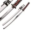 Dragon Samurai Katana Sword - Black And White Cord Wrapped Handle 2 Dragon Samurai Katana Sword - Black And White Cord Wrapped Handle -Knife Shop SW68LWH