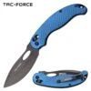 Tac Force 8.5 Inch Manual Folding Knife Blue Handle Pocket Knife -Knife Shop TF 1037BL