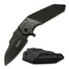 Evolution Spring Assisted Knife Wharncliffe Fine Edge Blade -Knife Shop TFE A023 BK