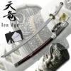 Ten Ryu Samurai Jin Tachi Functional Sword - Maroon Finish -Knife Shop TR014MR