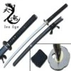 41 Inch Reverse Blade Hand Forged Samurai Katana Sword With Black Scabbard -Knife Shop TR024BK