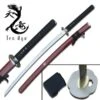 41 Inch Reverse Blade Hand Forged Samurai Sword With Red Scabbard -Knife Shop TR024RD