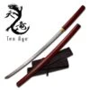 Ten Ryu Hand Sharpen Red Shiraysaya Sword With Sword Bag -Knife Shop TR025BG
