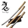 Ten Ryu Hand Sharpen Natural Wood Shiraysaya With Sword Bag -Knife Shop TR025WD