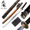 Ten Ryu 28 Inch Samurai Katana Sword With Gold Scabbard -Knife Shop TR032GD