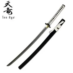 Ten Ryu 42 Inch Overall 1045 Carbon Steel Handmade Samurai Katana Sword