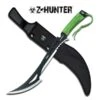 Zombie Hunter Full Tang Machete - Green Cord On Handle -Knife Shop ZB020
